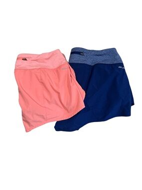 Nike Women’s Coral Pink and Navy Blue Dri-FIT Skorts